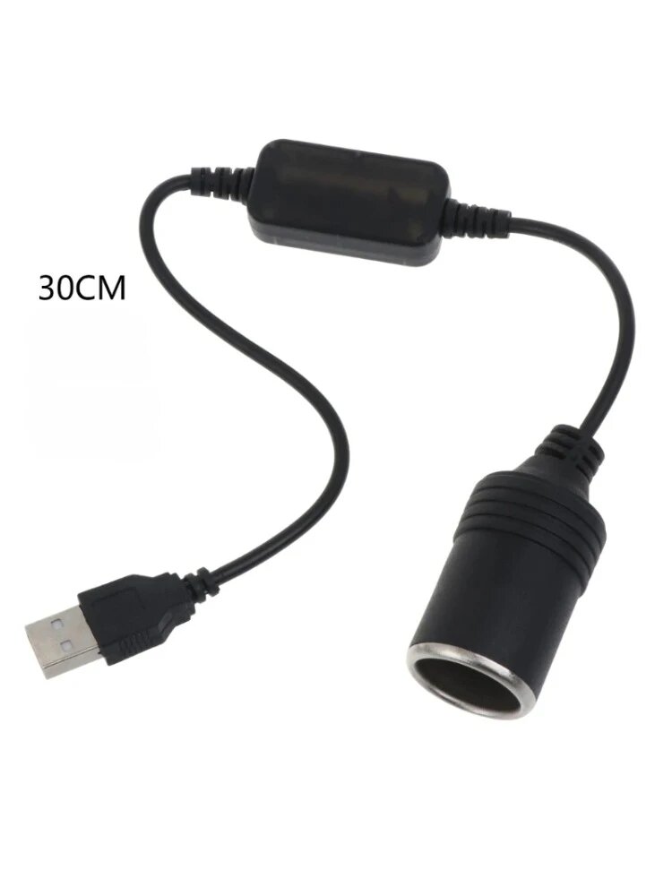 1 шт. 5 В 2 А USB на 12 В розетка прикуривателя USB «папа-мама» адаптер прикуривателя конвертер автомобильная электроника аксессуары
