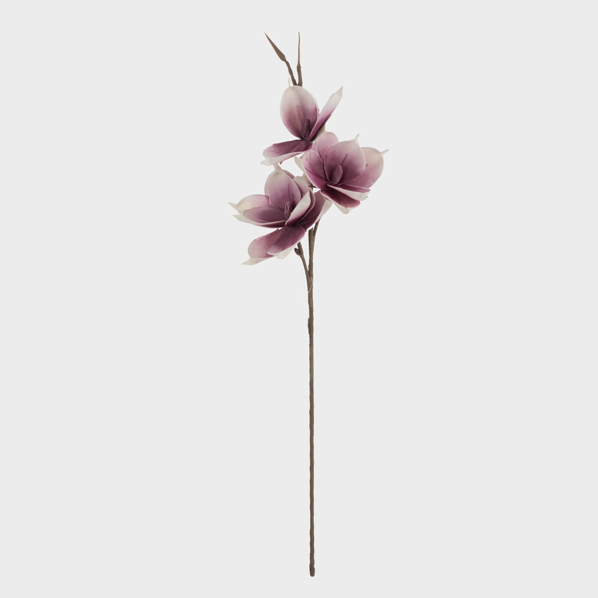 Ветка декоративная 91 см пенопласт/металл Белая магнолия Magnolia