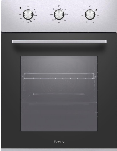 Электрический духовой шкаф Evelux EO 420 PX ширина 45 см объем 50 л нержавеющая сталь Китай