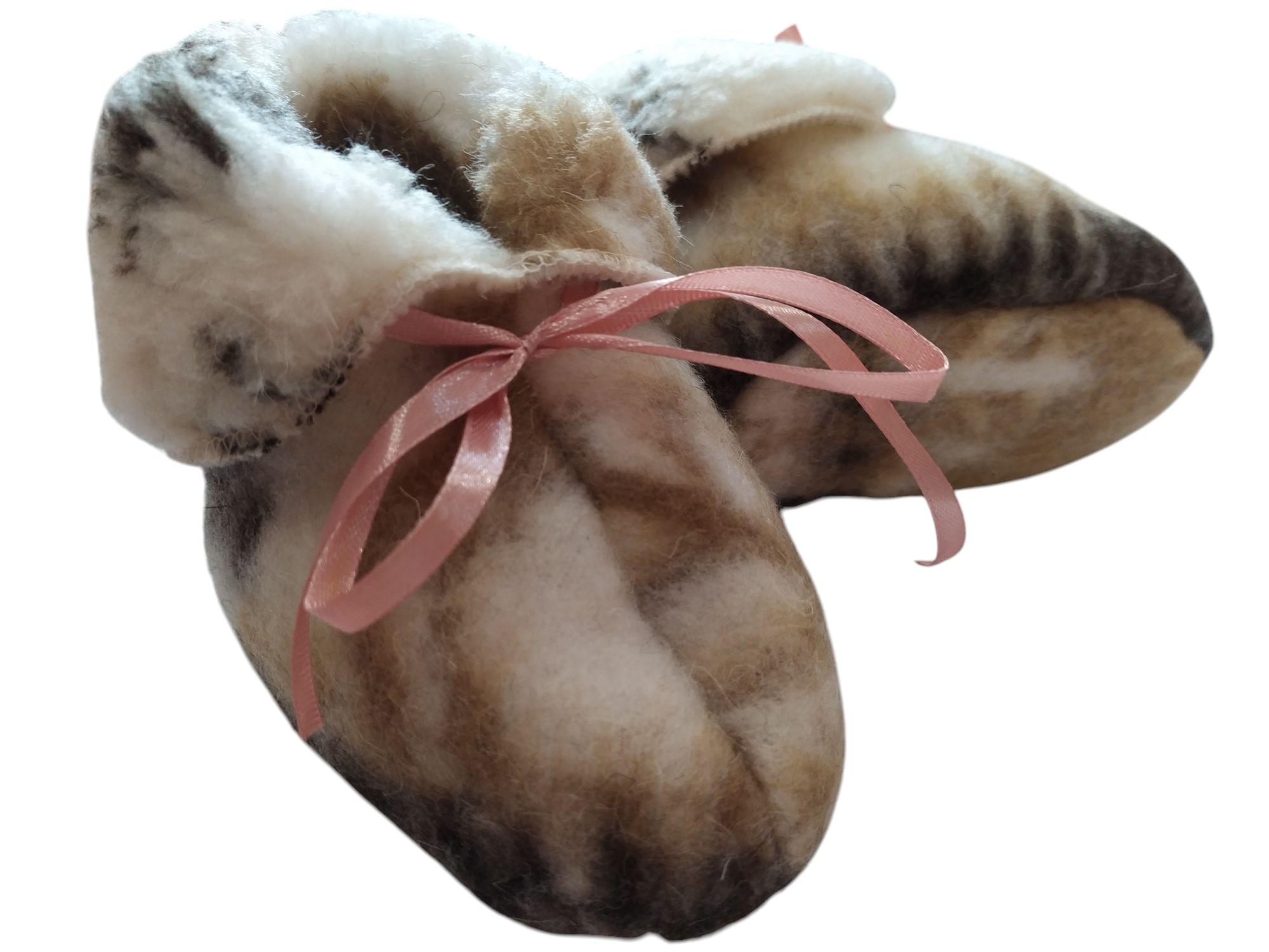 Пинетки Wool Lamb, размер 21, белый/серый