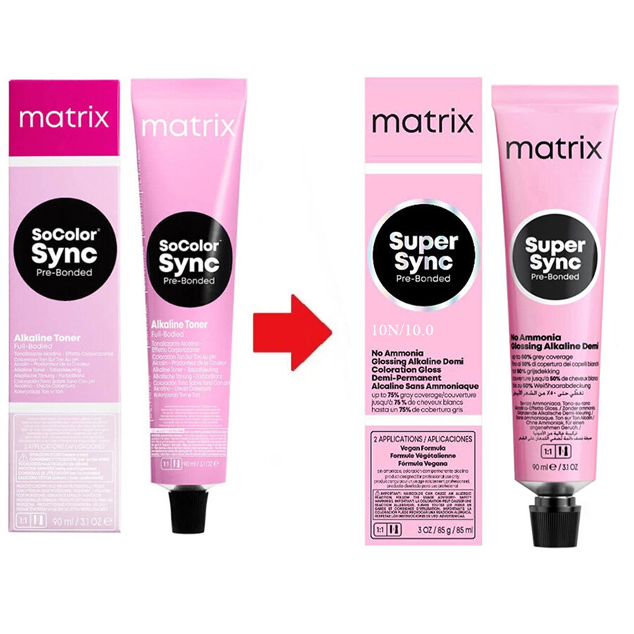 Matrix Super Sync 10N Очень-очень светлый блондин 90 мл