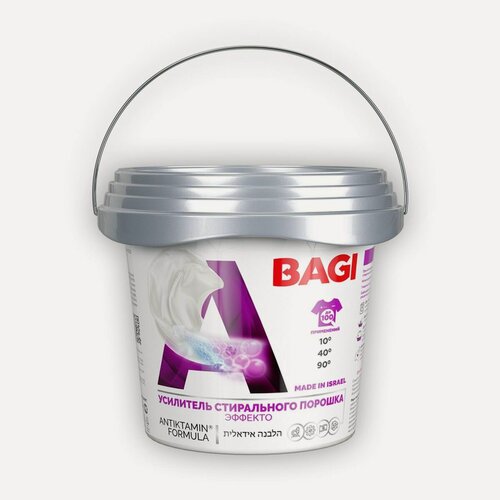 Изображение товара Усилитель стирального порошка Bagi "Эффекто", для белых вещей, концентрированный, 400г (T-208689-0)