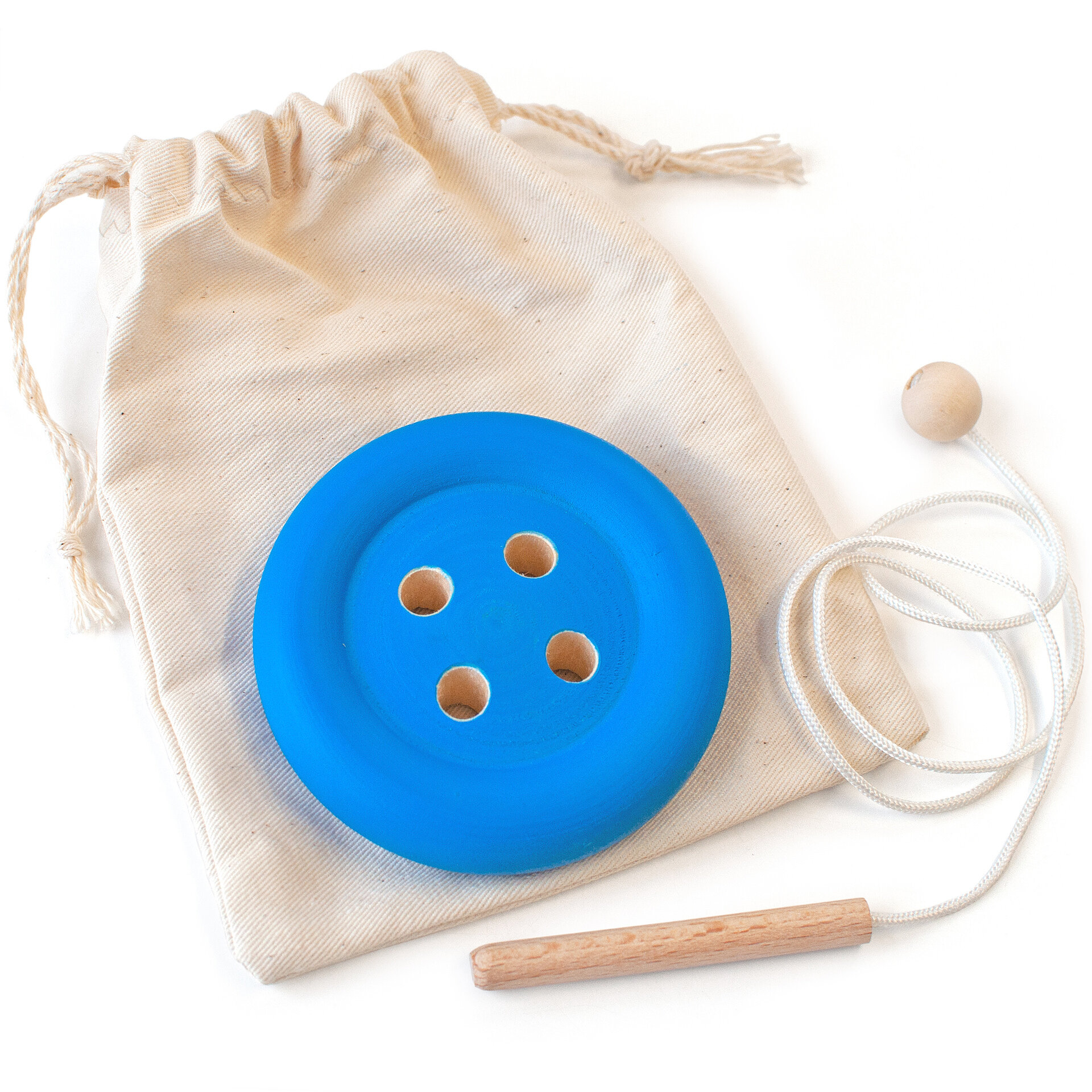 Шнуровка пуговка Ulanik деревянные развивающие игрушки для детей