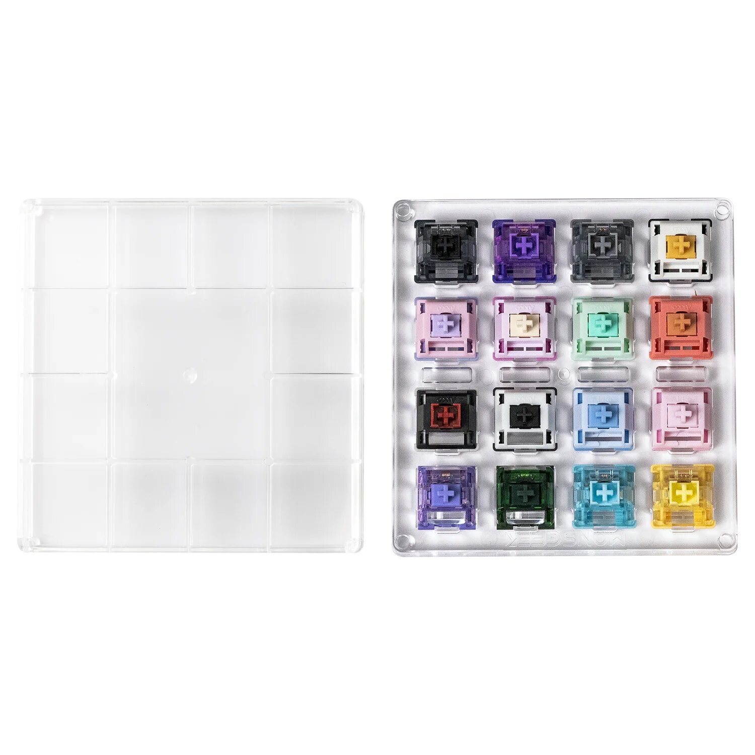 Тестер переключателей Akko 16 шт. линейные/тактильные/бесшумные