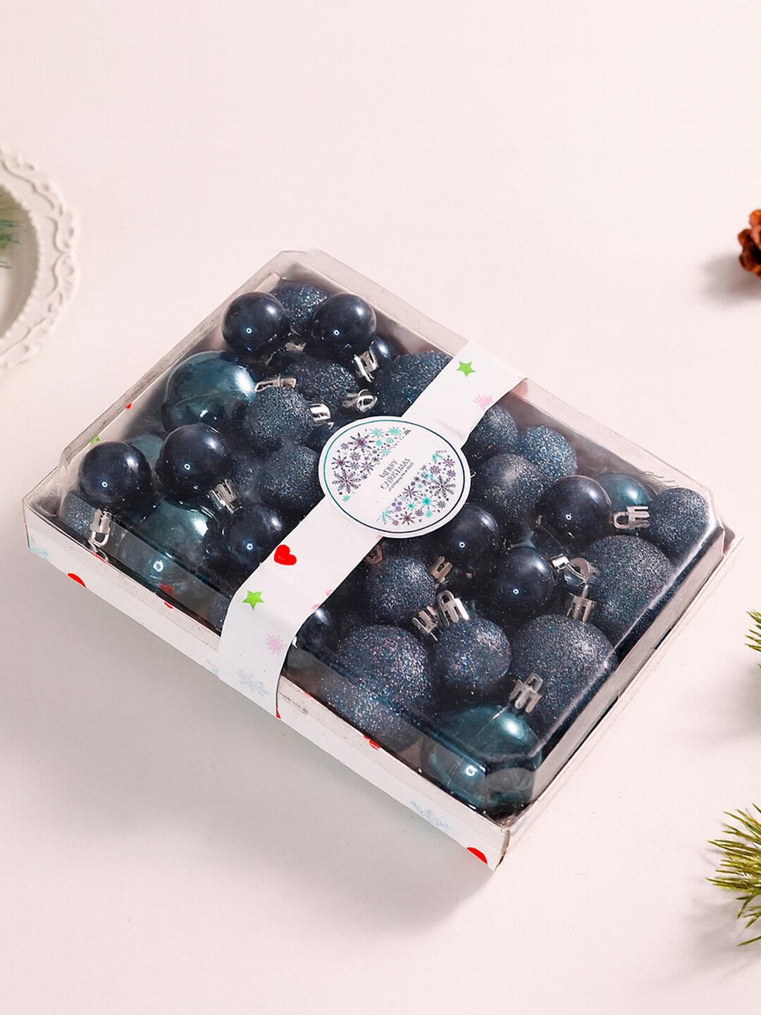 Набор новогодних шаров золотые, 42 шт, матовые и блестящие ёлочные игрушки. 5см, 4см, 3см