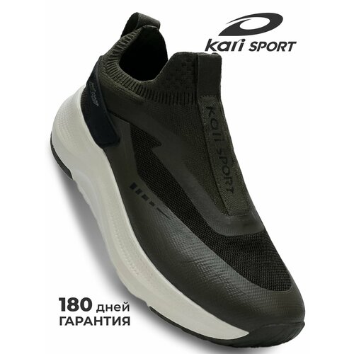 фото Слипоны kari весна-лето 2026, размер 36, хаки
