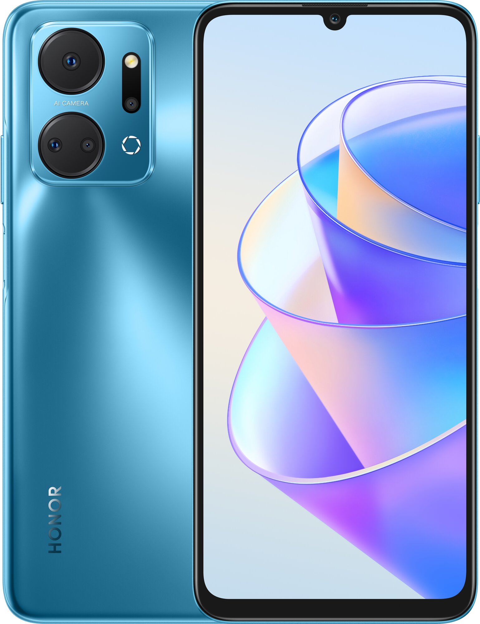 Смартфон Honor X7A 4/128Gb RU Blue - фото №1