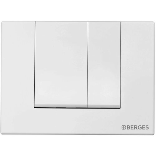 Смывная клавиша Berges Novum S4 белый soft touch 040044 кнопка смыва berges novum s4 soft touch белый 040044