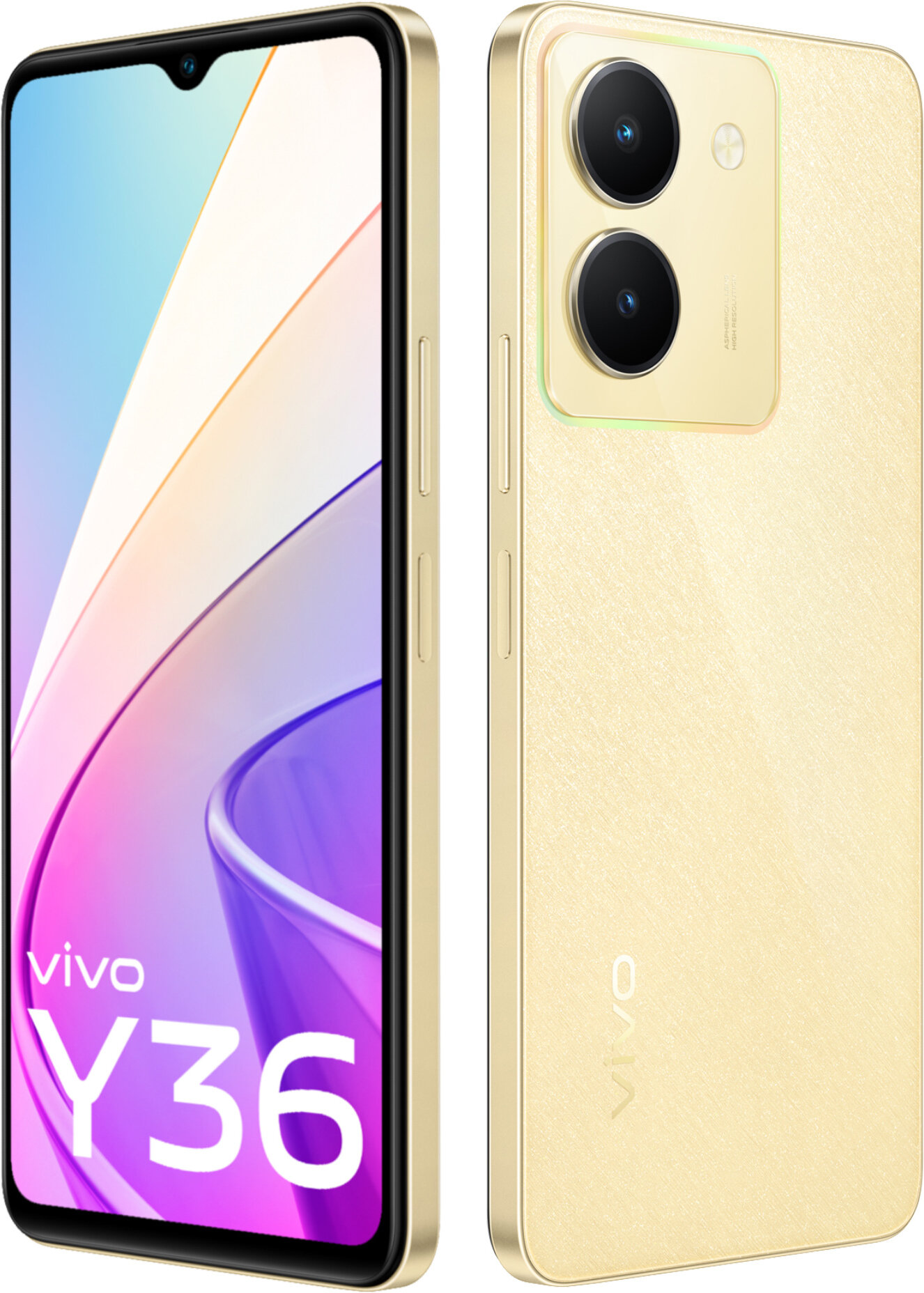 Смартфон VIVO Y36 8 Гб+256 Гб мерцающее золото - фото №7