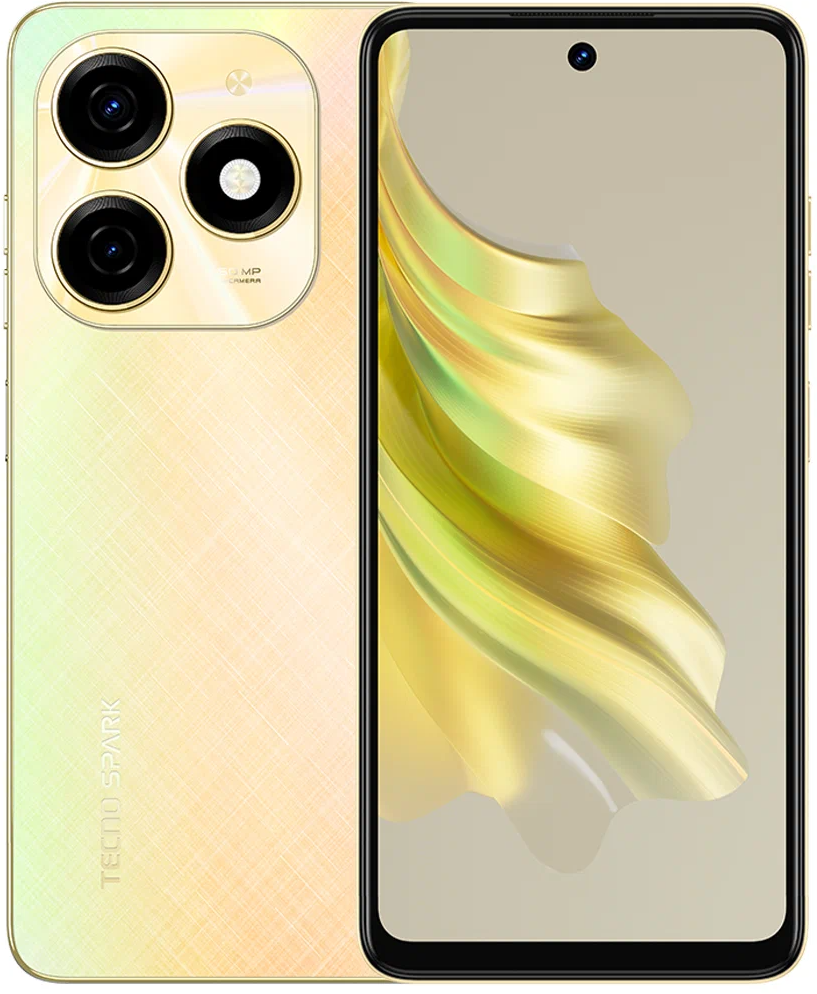 Смартфон Tecno Spark 20 8/128GB RU Neon Gold