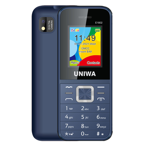 Телефон UNIWA E1802, 2 SIM, blue