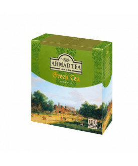 Чай зеленый Ahmad Tea Green Tea в пакетиках, 100 пак.