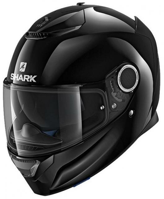Shark Шлем интеграл Spartan 1.2 blank Black Glossy L