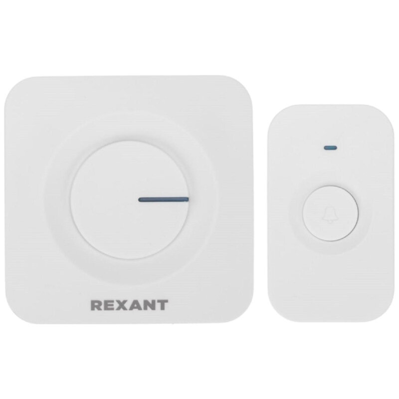 Звонок Rexant 73-0018 беспроводной дверной 52 мелодии IP56 (белый)