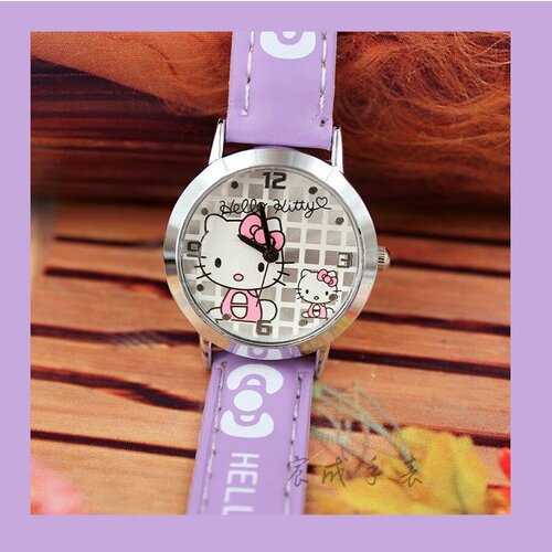 детские часы мультяшные детские наручные часы часы кварцевые часы для подарка relogio montre shark Наручные часы, сиреневый