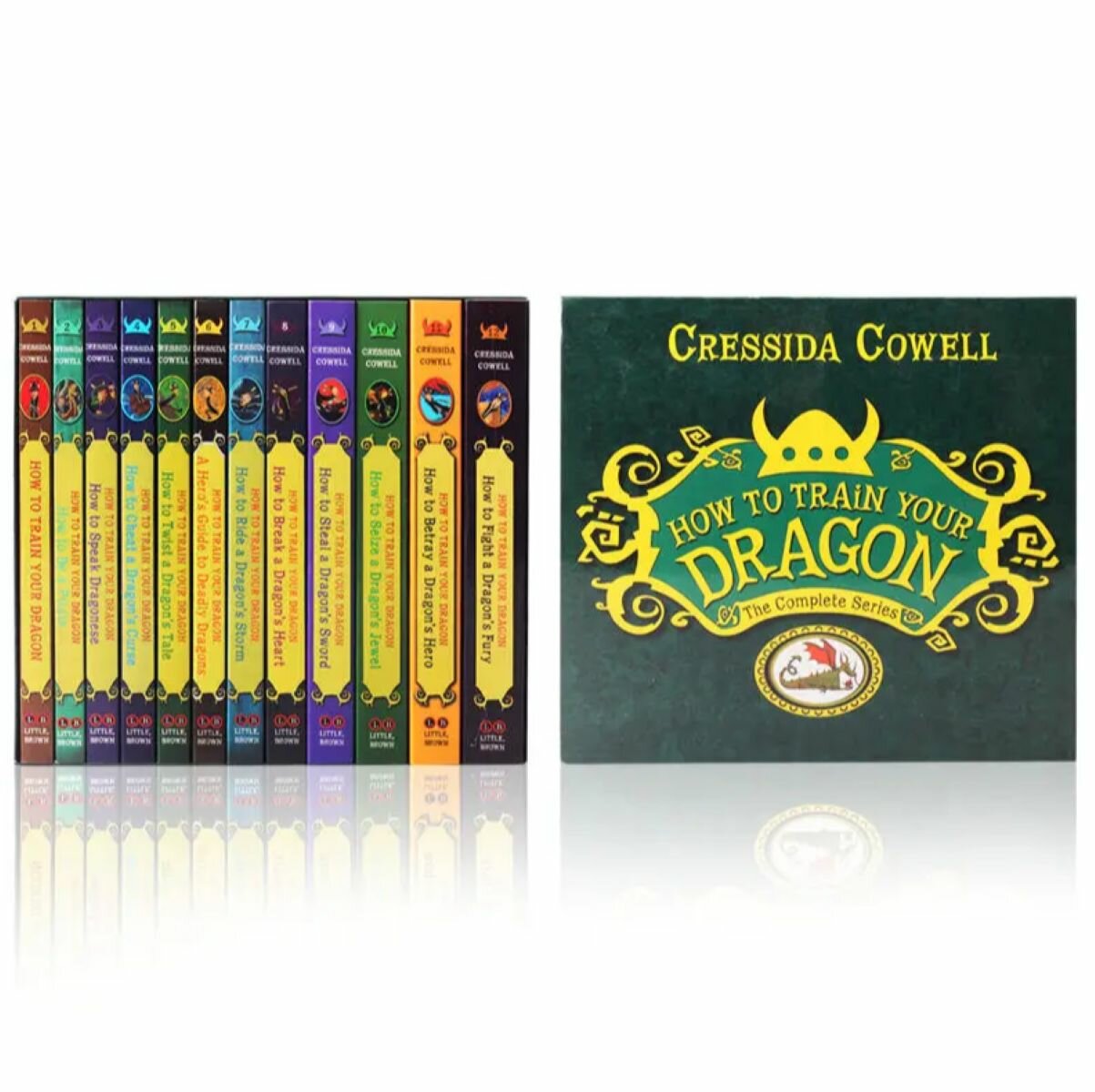 Комплект из 12 книг на английском языке How to Train Your Dragon/ Как приручить дракона