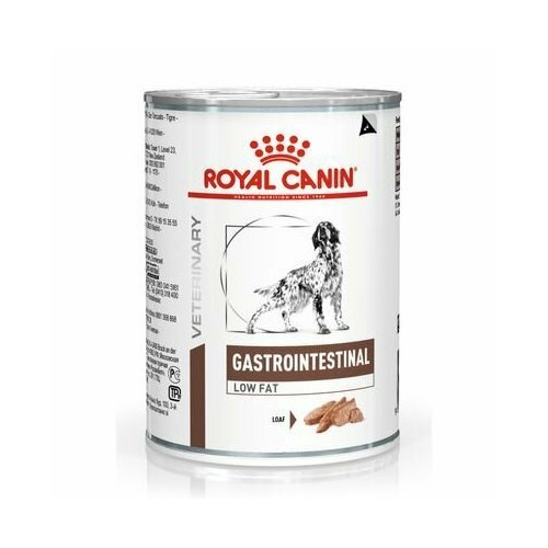 Royal Canin Gastrointestinal Low Fat (паштет) Влажный диетический корм для собак при нарушениях пищеварения корм для собак royal canin gastrointestinal low fat при нарушениях пищеварения сух 1 5кг