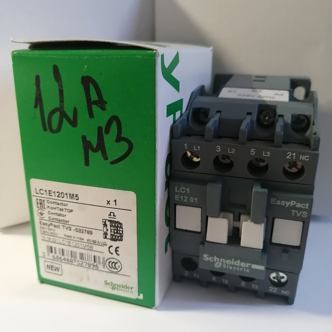 Магнитный пускатель/контактор переменого тока (ac) Schneider Electric LC1E1201M5