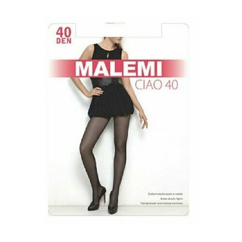Колготки Malemi, 40 den, размер 4, черный