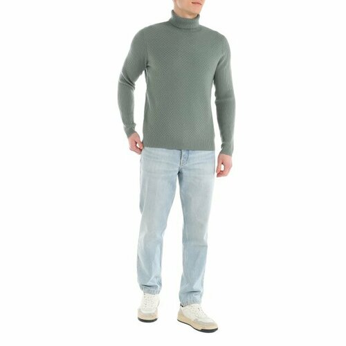 Свитер Maison David, размер XL, серо-зеленый свитер maison david размер xl серо бежевый