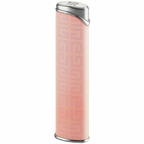 Зажигалка газовая GIVENCHY турбо G36 Dia-Silver, Pink Lacquer, GV 3609 зажигалка газовая турбо пьезо серебро