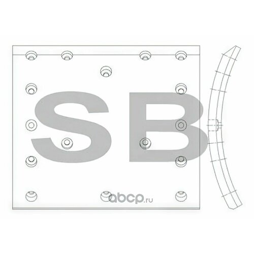 Накладка тормозная SL216 864₽