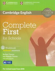 Complete First for Schools Workbook without Answers with Audio CD