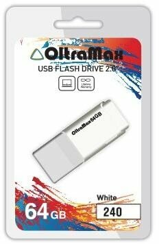 USB флэш-накопитель (OLTRAMAX OM-64GB-240-белый)