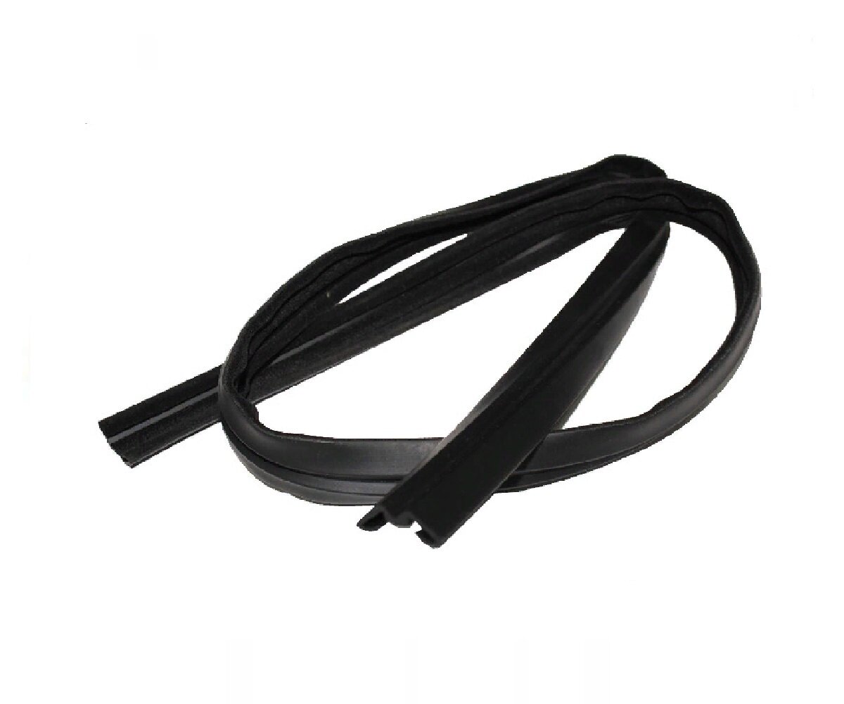 фото Уплотнитель (желобок) опускного стекла передних дверей для а/м ГАЗ-24-10, 31029, 3110 боковой/БРТ