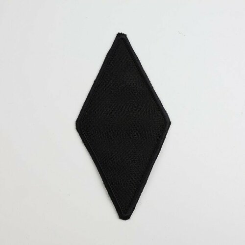 Термоаппликация Ромб 10 5 см цвет чёрный 408₽
