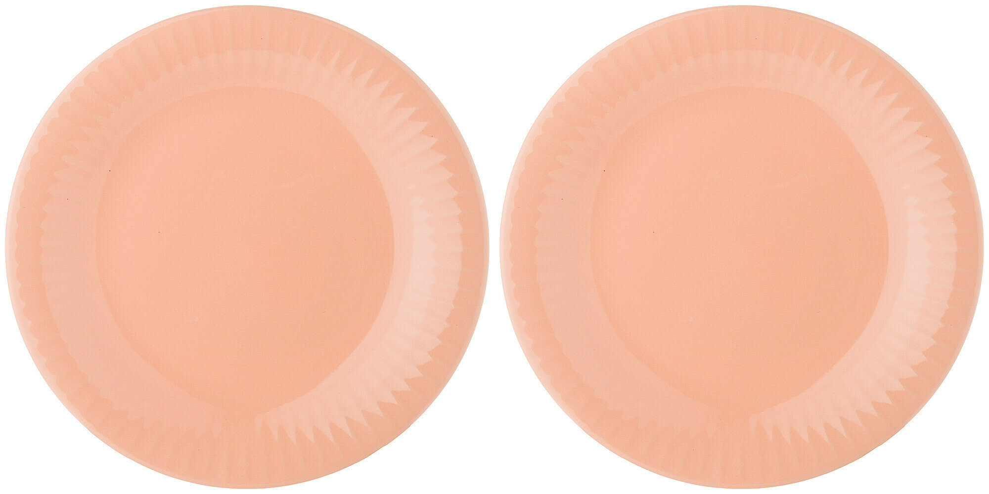 Набор из 2-Х Тарелок Закусочная Majesty 20,5см Розовая набор посуды