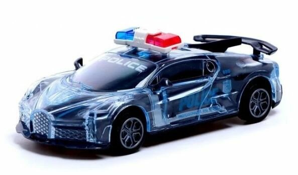 Машинка Полиция, инерционная, световые и звуковые эффекты, 18х8,5х9,5 см