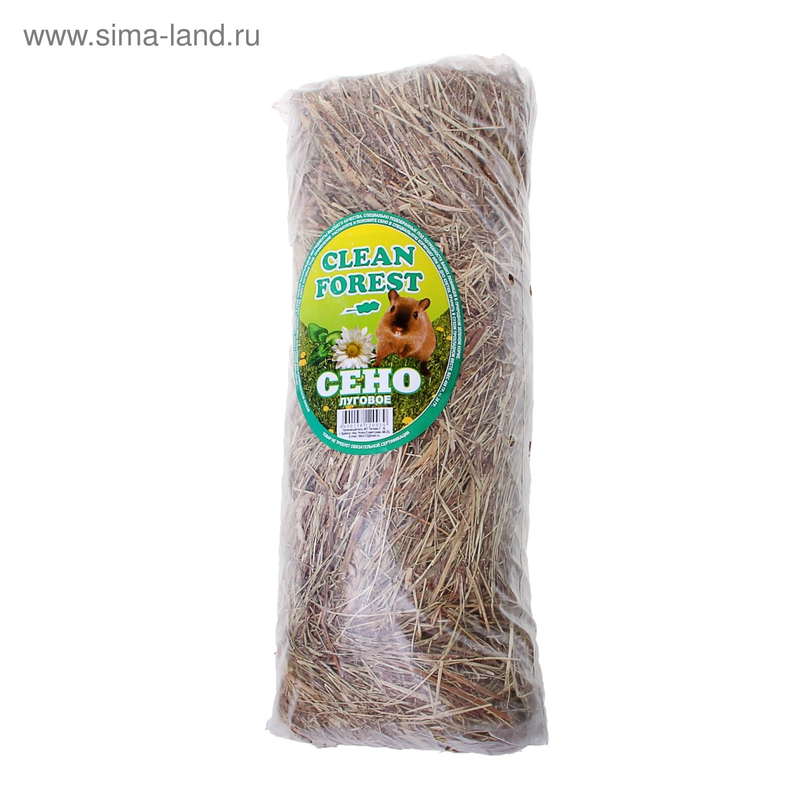 Сено луговое Clean Forest, 400 г