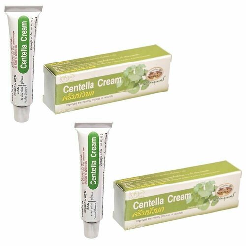 Abhai Тайский заживляющий крем на основе Центеллы, набор 2 шт по 10 гр