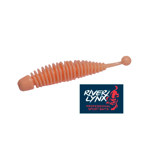 river lynx приманка силиконовая мягкая river lynx twist worm 85мм rltw010 3 4 114 River lynx Приманка силиконовая (мягкая) RIVER LYNX BOMBER 60мм (RLB006 / 2,4 / 107)