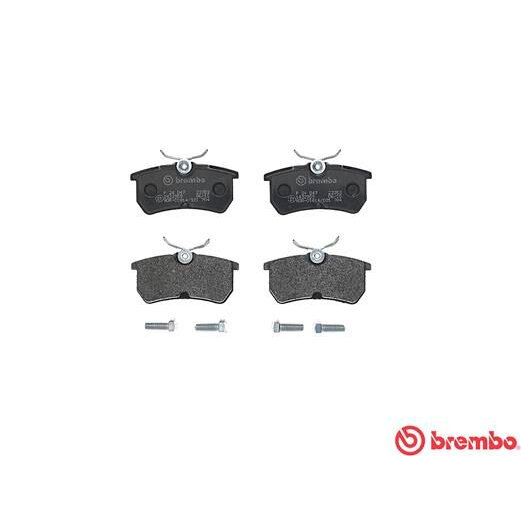 Тормозные колодки BREMBO , дисковые, задние - фото №8