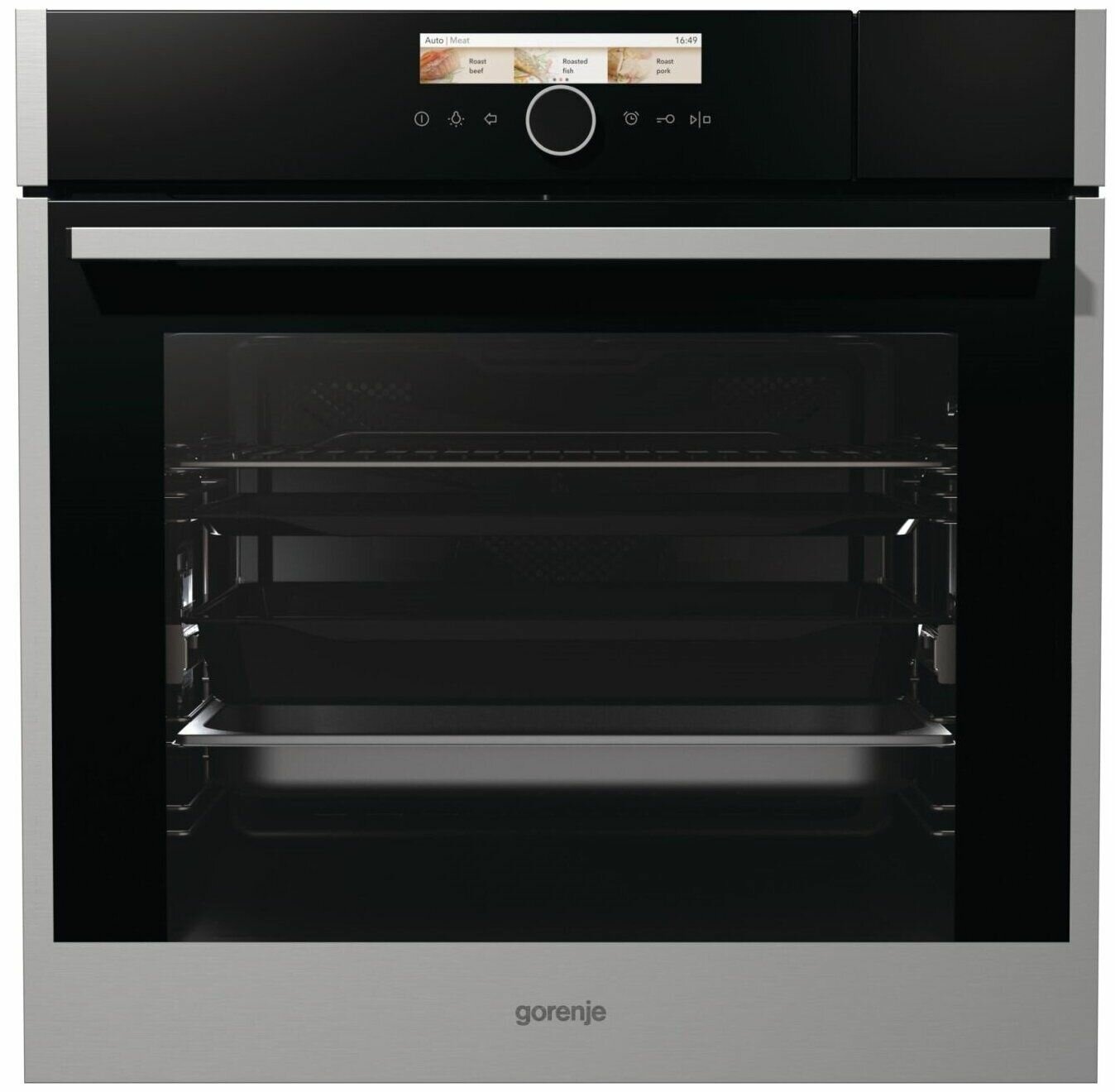 Духовой шкаф GORENJE BCS798S24X 730134, серебристый