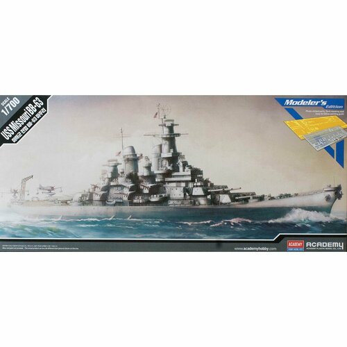 Academy сборная модель 14223 USS Missouri BB-63 Modeler's Edition 1:700