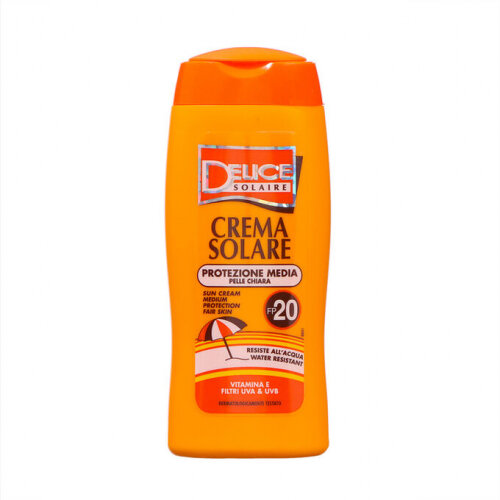 Солнцезащитный крем для тела Delice Solaire SPF 20 с вит. Е, 250 мл