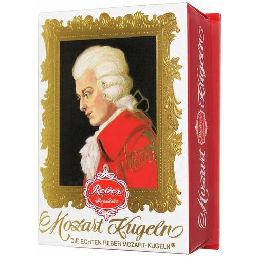 Подарочный набор конфет Reber Mozart из горького и молочного шоколада, 120г