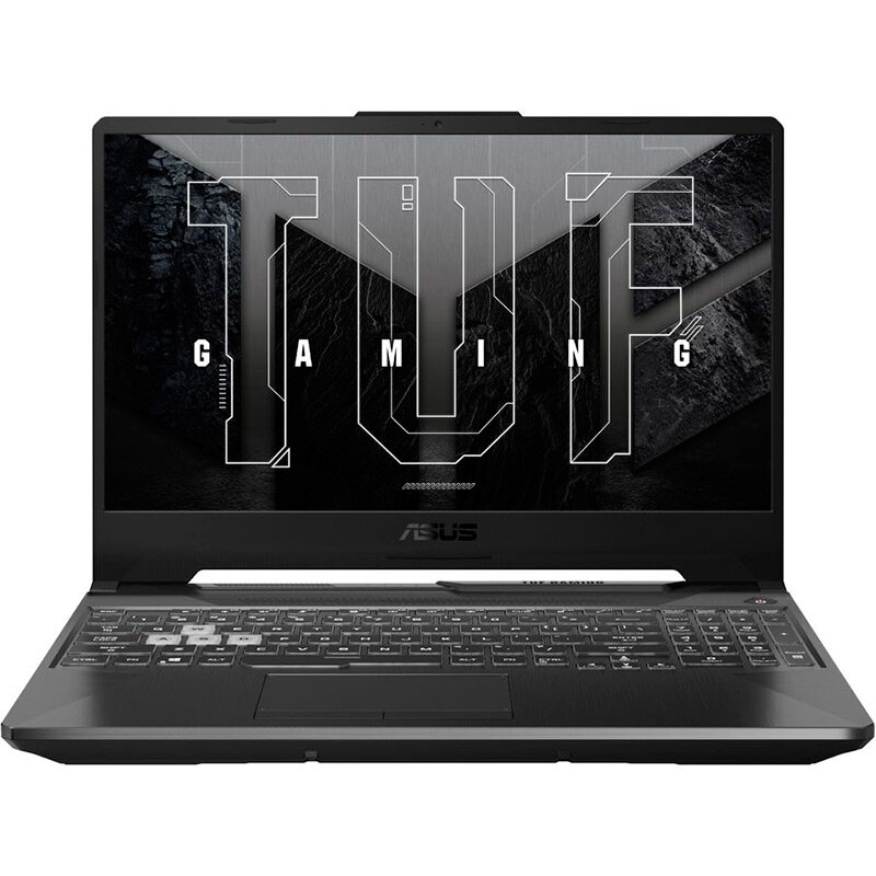 Ноутбук ASUS TUF FX506HE-HN004 Black 90NR0724-M01560 (Intel Core i5-11400H 2.7 GHz/16384Mb/512Gb SSD/nVidia GeForce RTX 3050 4096Mb/Wi-Fi/Bluetooth/Cam/15.6/1920x1080/DOS)