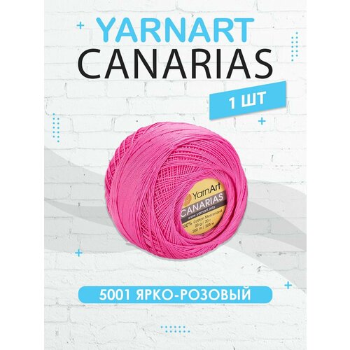 Yarnart Canarias (Канарис) 5001 ярко-розовый