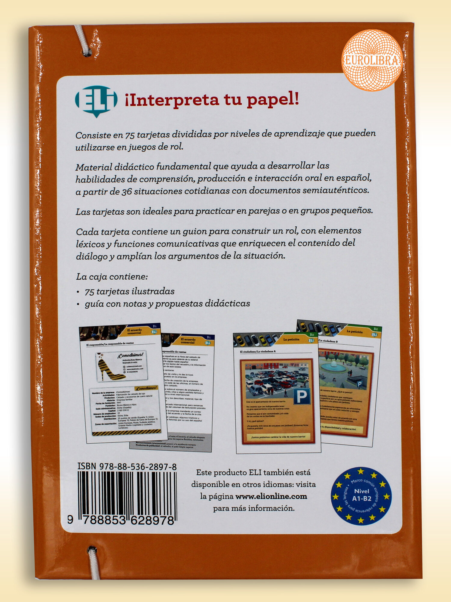 INTERPRETA TU PAPEL! Flashcards (A1-B2) / Карточки для изучения испанского языка - фото №5