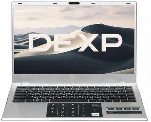 Ноутбук 14.1 DEXP Aquilon C14-ICW300, Intel Celeron N4020C/8 ГБ/SSD 256 ГБ/Win11, серебристый