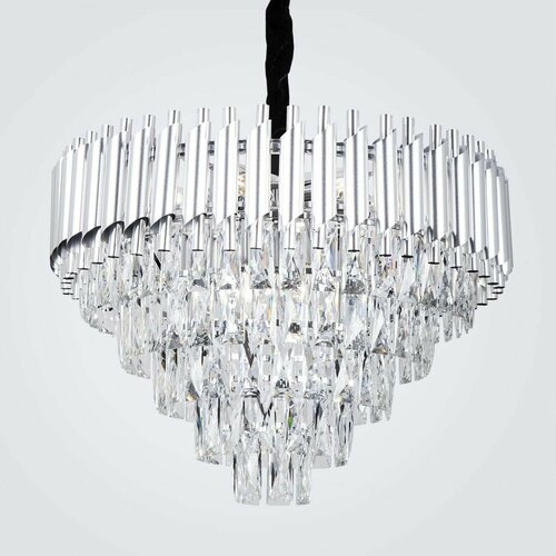 Люстра подвесная хрустальная с регулировкой высоты 99001-750(SL)