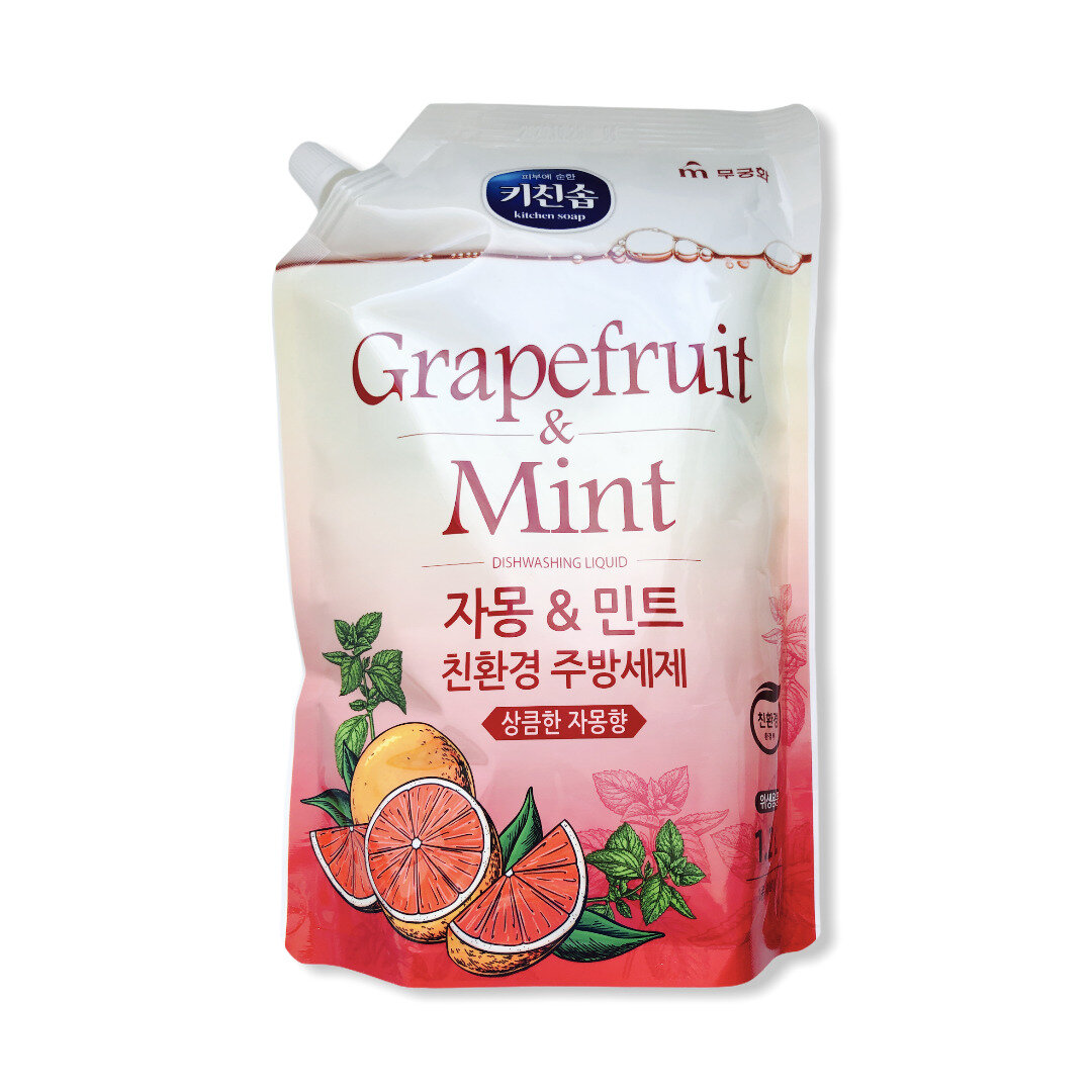 Mukunghwa Средство для мытья посуды Grapefruit&Mint Dishwashing Detergent 1.2L