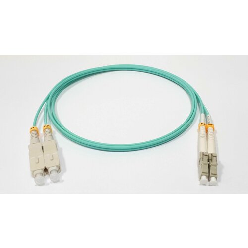 Шнур оптический патч-корд dpc SC-LC 50125 OM3 duplex LSZH 3m 586₽