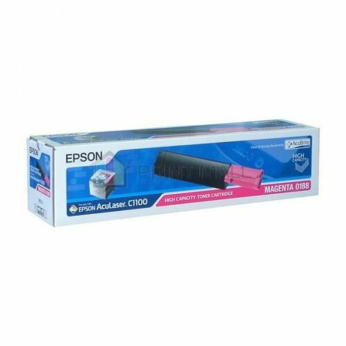 Тонер-картридж Epson S050188 для Epson AcuLaser C1100, CX11N/ CX11NF Magenta (4000стр.)