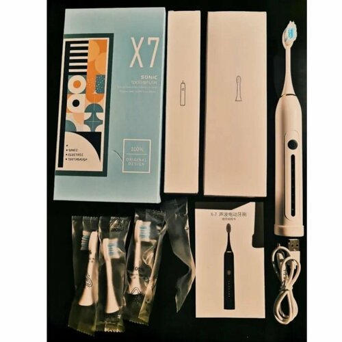 X-7 SONIC Toothbrush Smarter Электрическая зубная щетка ультразвуковая цвет белый 109900₽