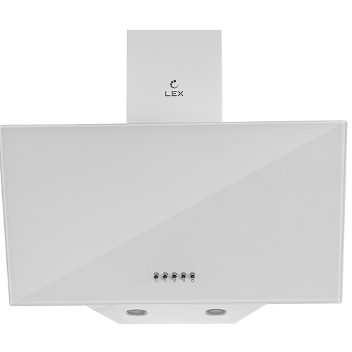 LEX Вытяжка наклонная LEX Meta GS 600 White вытяжка кухонная наклонная comfee cha610gb 60 см 3 скорости 500м³ ч черное стекло